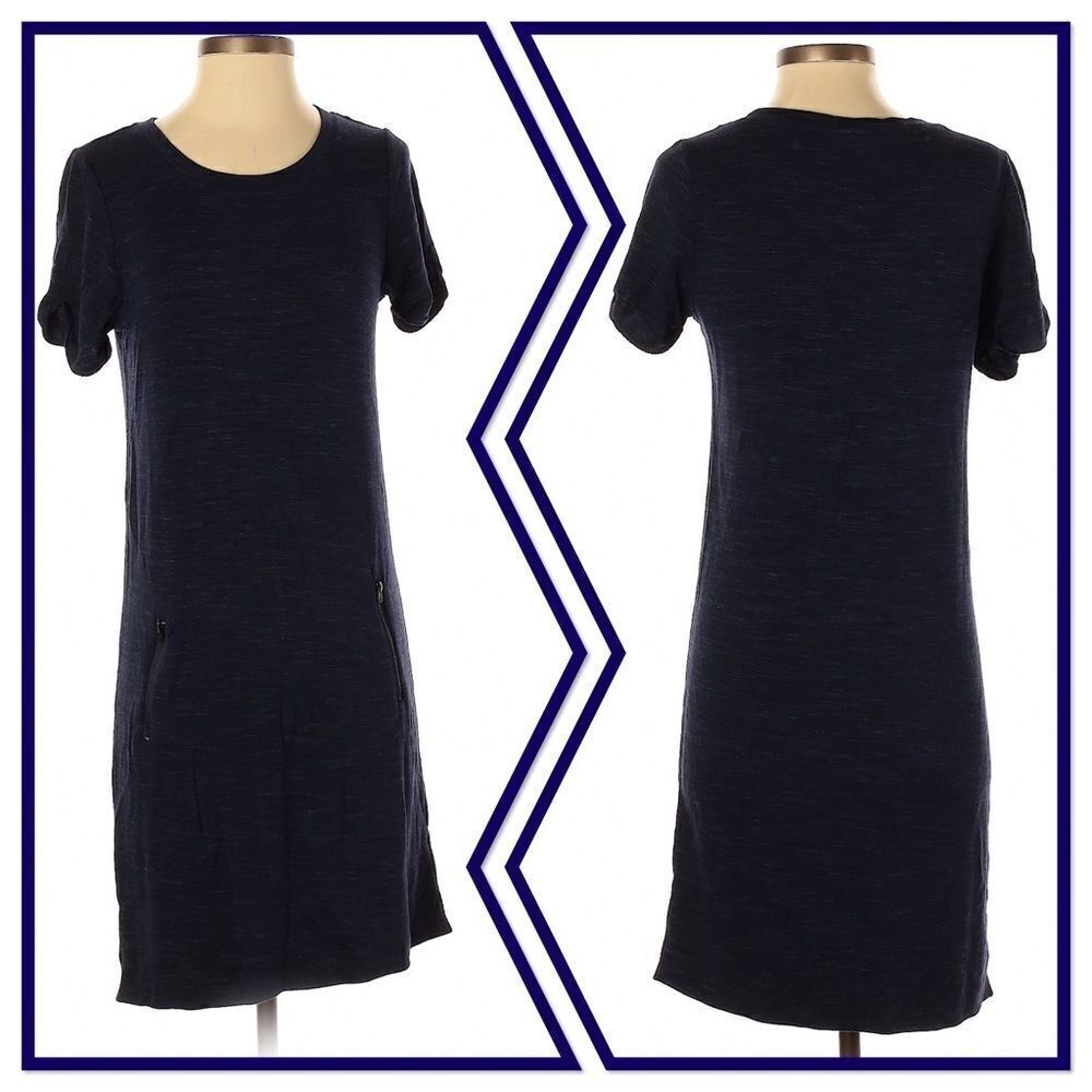Kenar Oversized Rolled Tee Shirt Dress (H11)